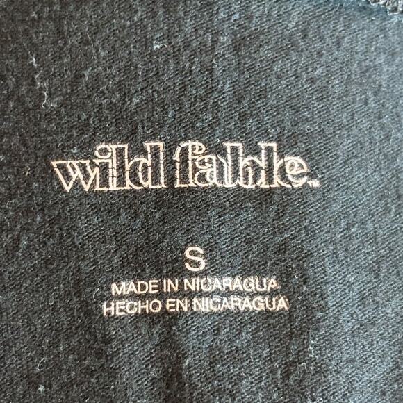 Wild Fable Women's Black Crop Top T-Shirt - Size Small - Picture 5 of 6